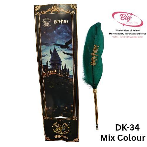 HP magic boy no box feather pen (Mix Colour) Pack of 3 ( net price 45 )