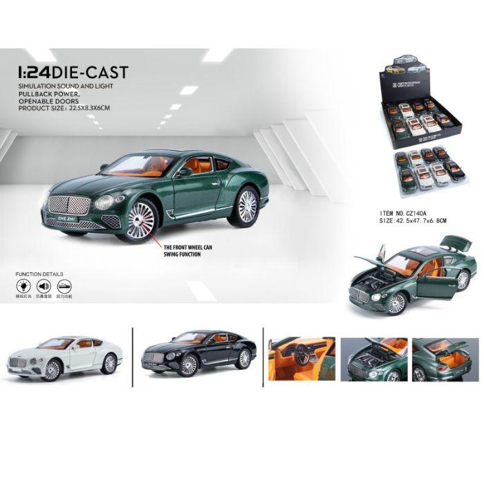 8pcs Display Box  - 1:24 Benatley Continental. Net price 729 Rs