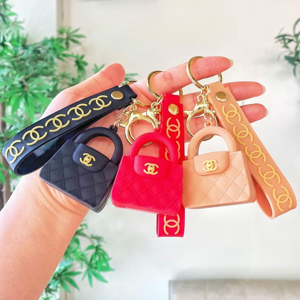 Guccy Bag rubber keychain pack of 3 (eff price 35)