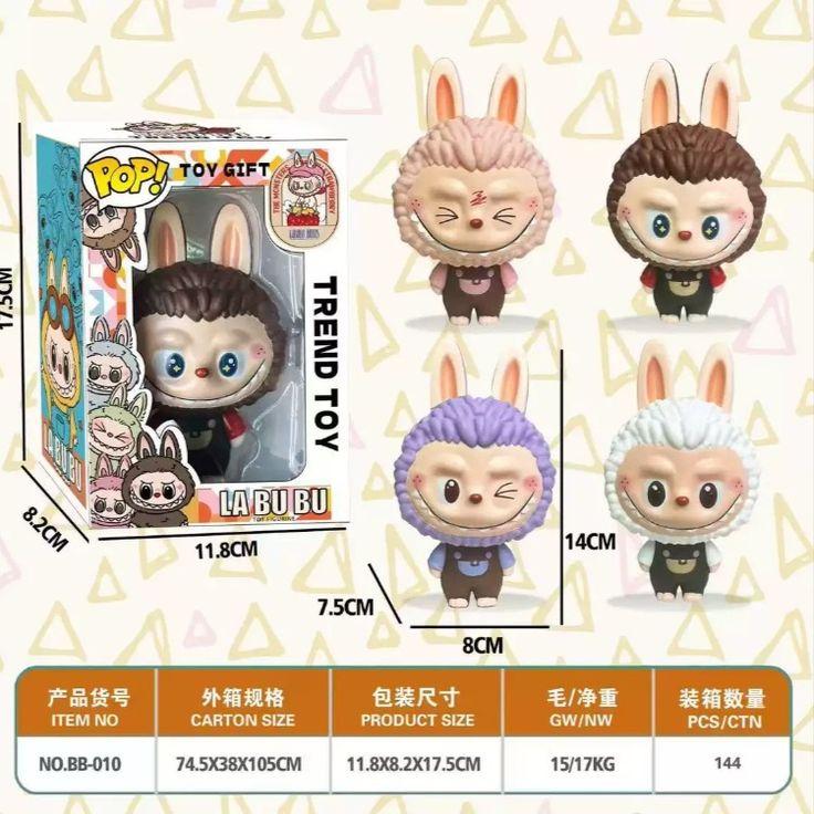 4 pcs labubu fun pop - net price 170
