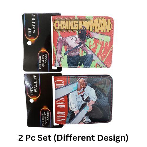2pcs- Mixed Chainsawman Wallets net price 175