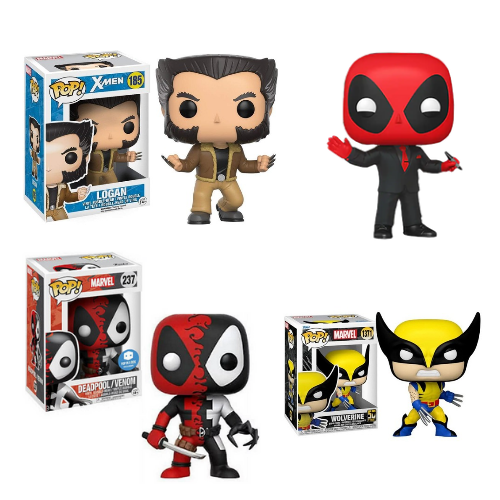 6pcs- Deadpool funny pop
