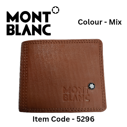 Men's Leather Wallet (Mix Colour) (Item-5296)