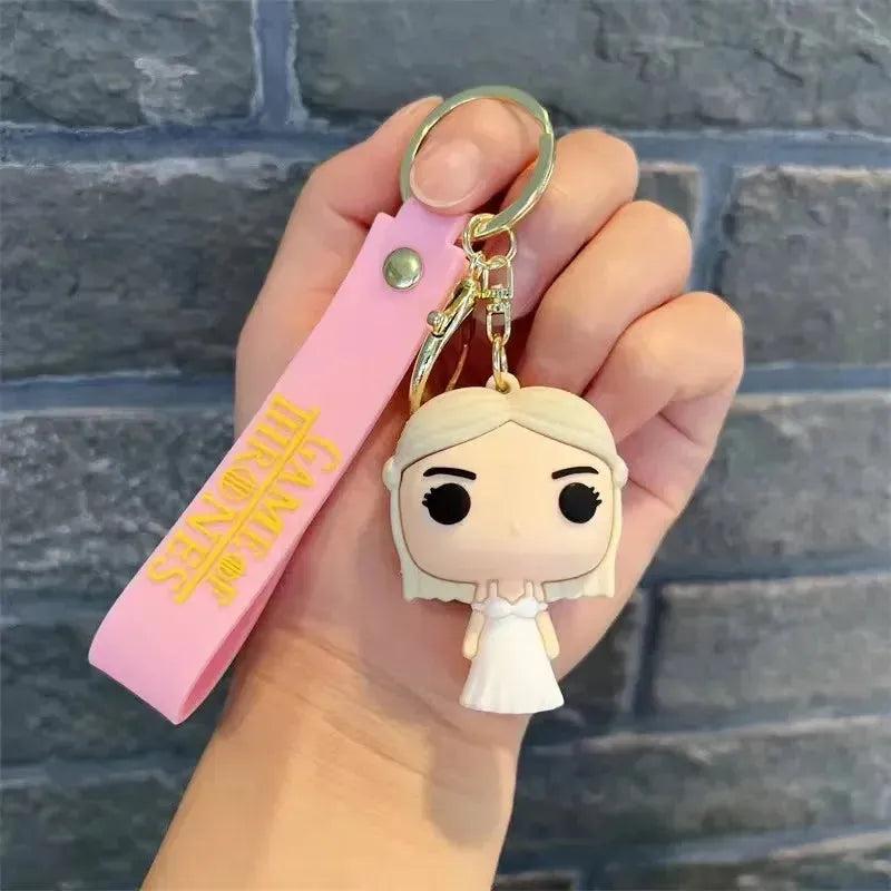 Game of Thrones Girl Rubber Keychain Pack of 3 (eff price 35)