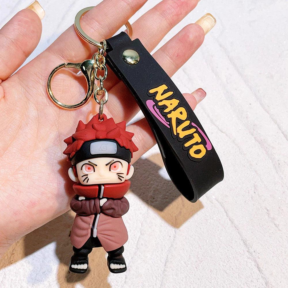 New Natuto Shippuden Rubber Keychain Pack of 3 (eff price 35)