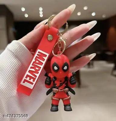Deadpool with Sword rubber keychain pack of 3 (eff price 35)