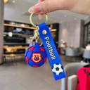 New FCB Blue Football rubber keychain pack of 3 (eff price 35)