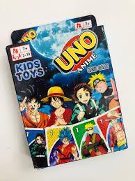 Uno Anime playing cards Hot selling pack of 3 ( eff price 48 )
