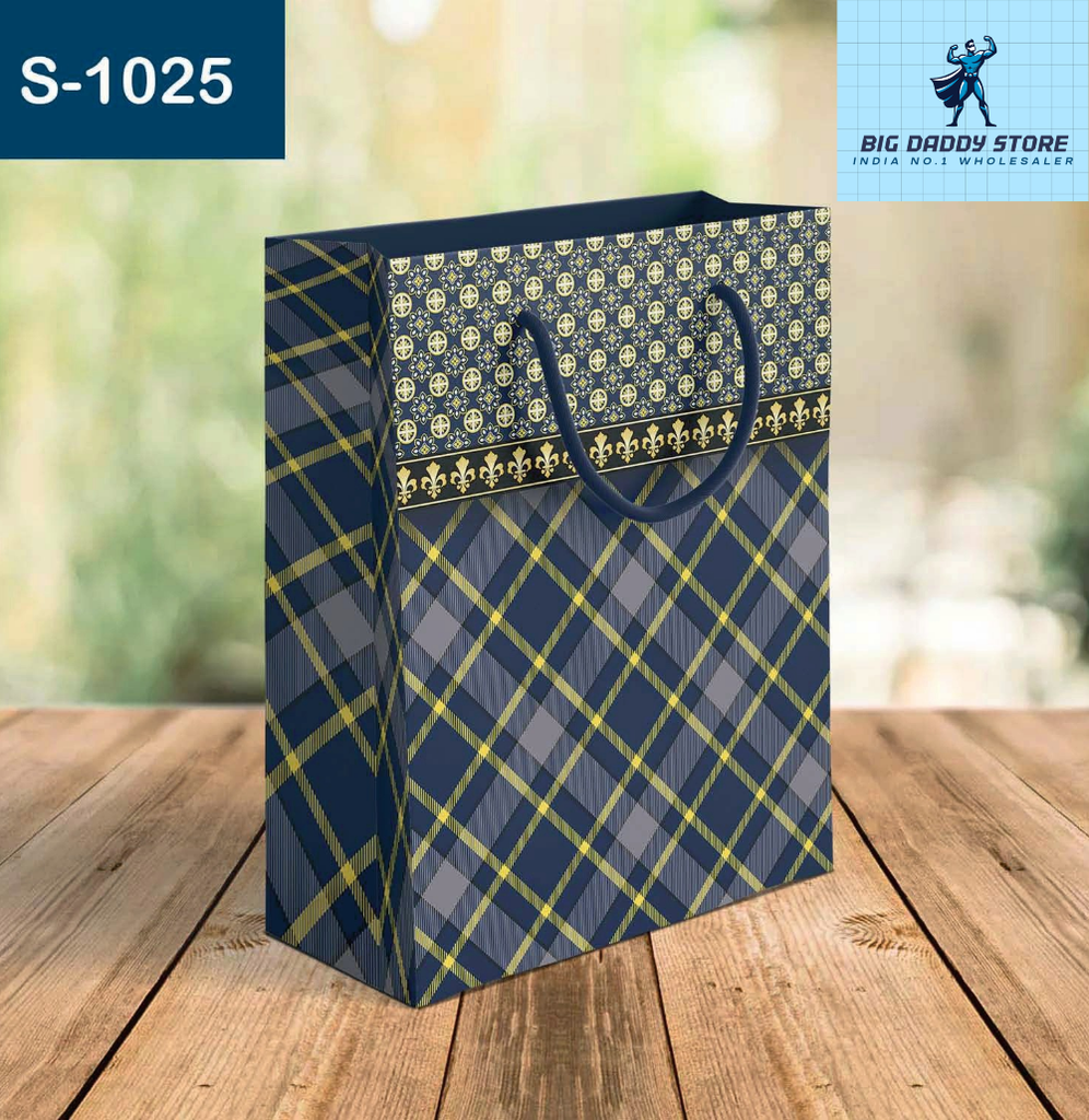 Small size paper gift bags S-1025 (Pack of 12)