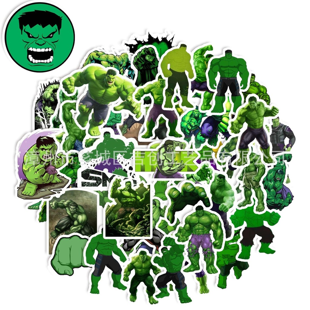Hulk - 2 X 50 pc Sticker packets Net price 70