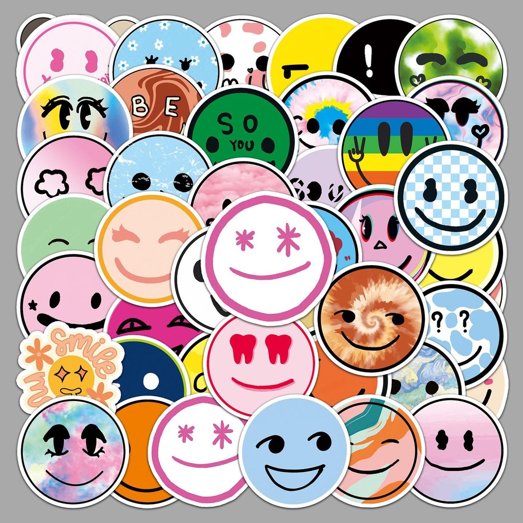 Smiley- 2 X 50 pc Sticker packets Net price 70