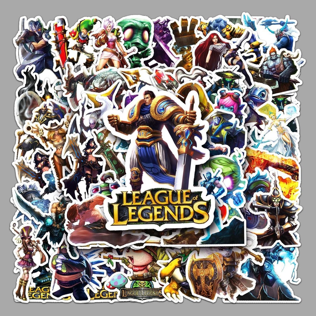 League of legends  - 2 X 50 pc Sticker packets Net price 70