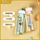 Cool bear water bottle with bear on top