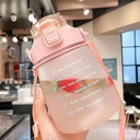 New quotes printed trendy water bottle