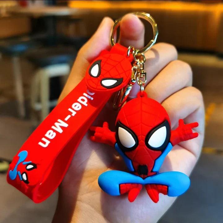 3pcs - Amazing Spidy Rubber keychain (eff price 35)